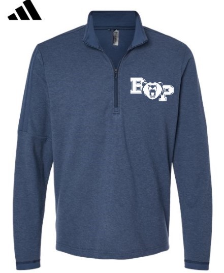 Adidas - 3-Stripes Quarter-Zip Sweater